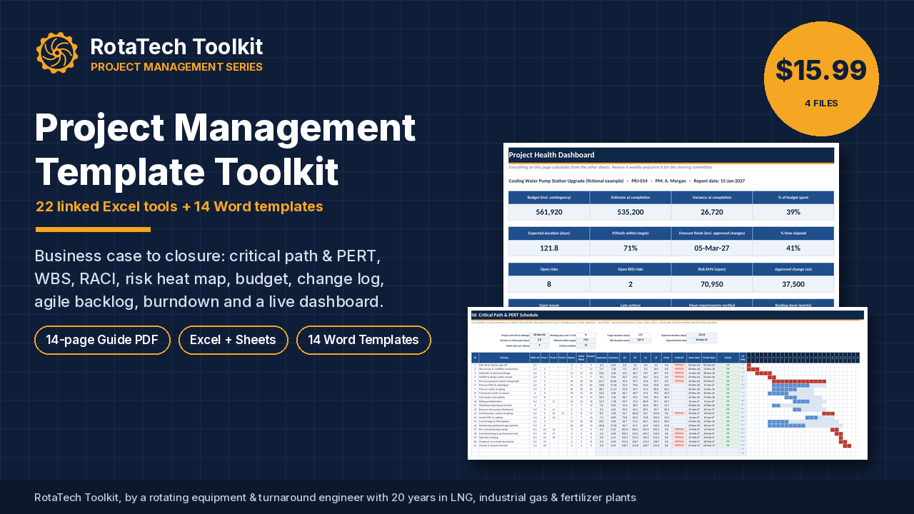 Project Management Template Toolkit cover